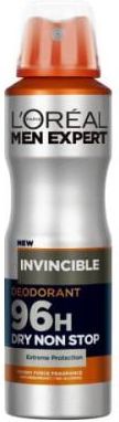 Zdjęcie L'Oreal Men Expert Antyperspirant Spray Invincible 150 ml - Tykocin