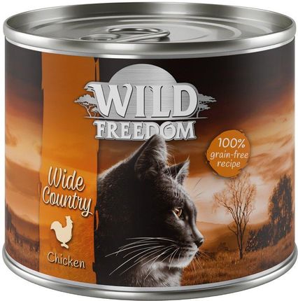 Wild Freedom Adult Wide Country Czysty kurczak 6x200g