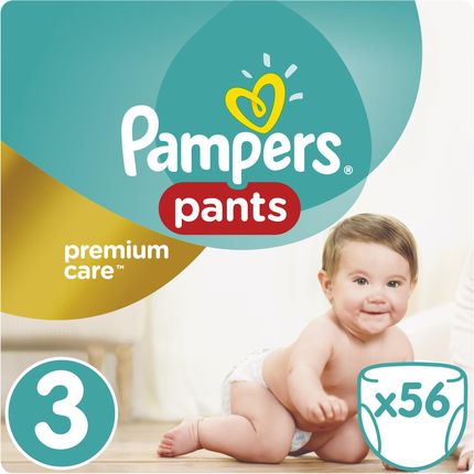 Pampers Premium Care Pants Pieluchomajtki 3 Midi 56 sztuki