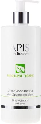 apis professional APIS Fresh Lime Terapis Limonkowa Maska Do Stóp Z Mocznikiem 500ml