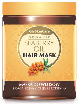 GlySkinCare Maska do Włosów z Organicznym Olejem z Rokitnika 300ml
