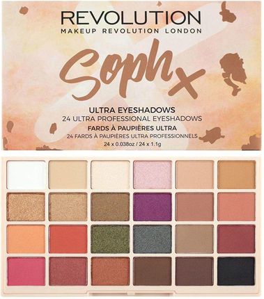 Makeup Revolution Soph X Eyeshadow Palette paleta 24 cieni do powiek 26,6g