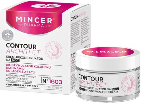 Krem Mincer Pharma Contour Architect 1603 na noc 50ml - zdjęcie 2