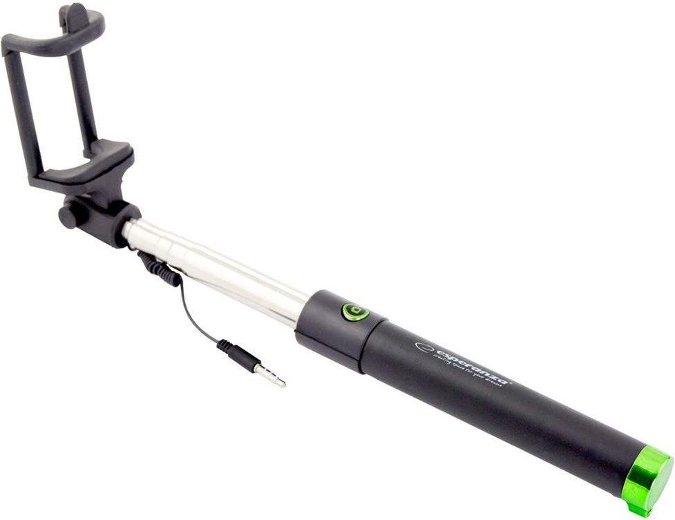 Esperanza Selfie Stick Emm120Kg CzarnoZielony (EMM120KG5901299936962
