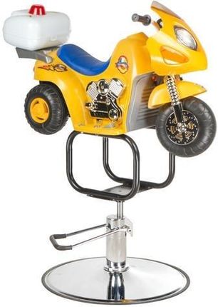 Barbiero Dziecięcy Fotel Fryzjerski Moto Bw-604 Żółty