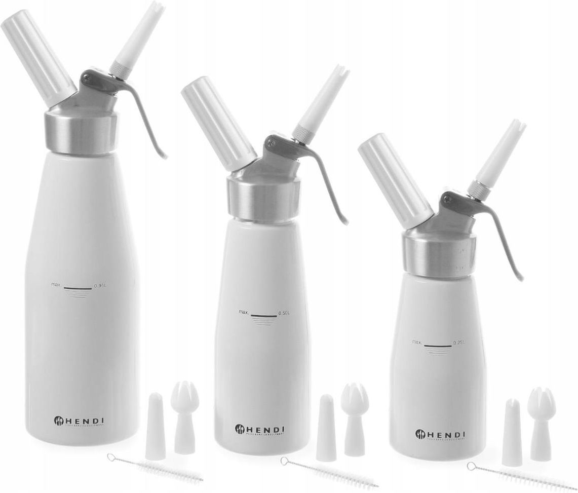 Syfon do bitej śmietany 0,25 l | HENDI, Kitchen Line - zdjęcie 2 Syfon do bitej śmietany 0,25 l | HENDI, Kitchen Line