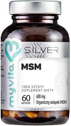 Myvita Silver 100% Msm 600mg 60 Kaps