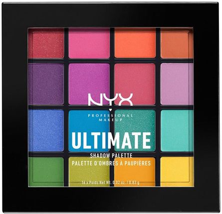 NYX Professional Makeup Ultimate Shadow Palette Festival 04 Brights 13,28 g 