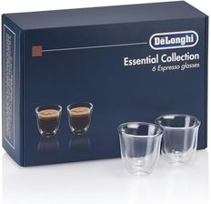 Zdjęcie De'Longhi Zestaw 6 szklanek do espresso z podwójnymi ściankami DLSC300 - Kargowa