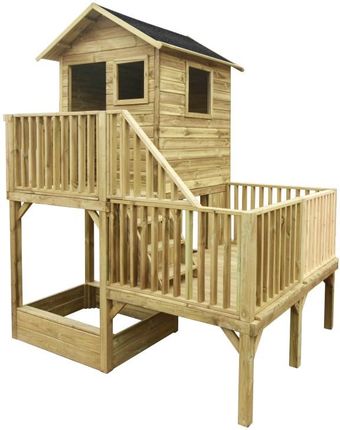 4iQ Drewniany Domek Dla Dzieci Hubert