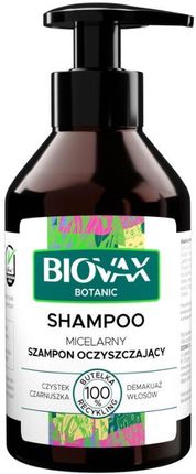 Biovax Botanic szampon micelarny oczyszczający Czystek, Czarnuszka 200 ml