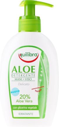 Equilibra Aloe Żel oczyszczający twarz i ręce 300ml
