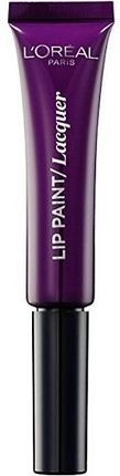 L'Oreal Paris Lip Paint Lacquer Błyszczyk do ust 111 Purple Panic 8 ml