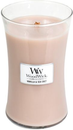 WoodWick Świeca Duża Vanilla & Sea Salt 175h