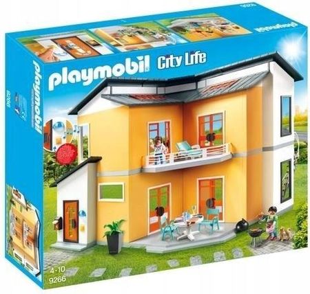 Playmobil 9266 City Life Nowoczesny Dom Z Dźwiękiem Pokoje