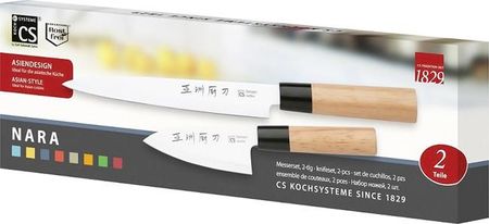 Cs Solingen Zestaw 2 Noży Do Sushi (21Cm) I Santoku (11Cm)