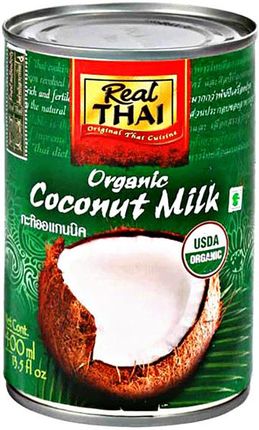 Real Thai Mleko Kokosowe Bio Organic 400Ml