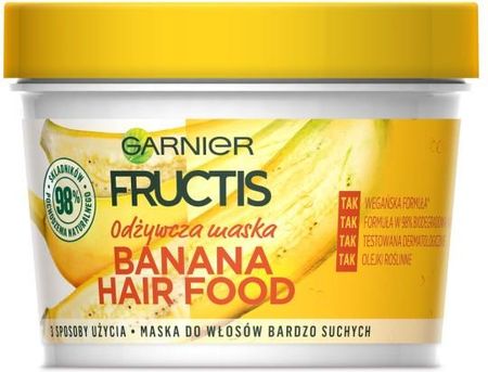 Garnier Fructis Banana Hair Food Maska 390 ml