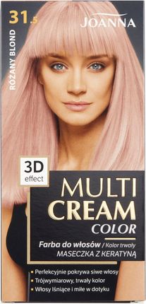 Joanna Multi Cream Color Farba do włosów 31.5 Różany blond