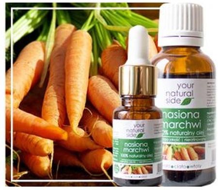 Your Natural Side Naturalny 100% Olej Nasiona Marchwi Nierafinowany 30 ml
