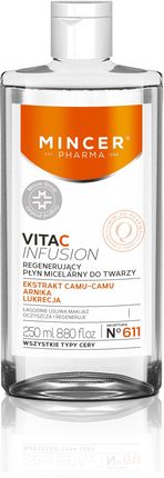 Mincer Pharma VitaCInfusion 611 płyn micelarny do twarzy 250ml