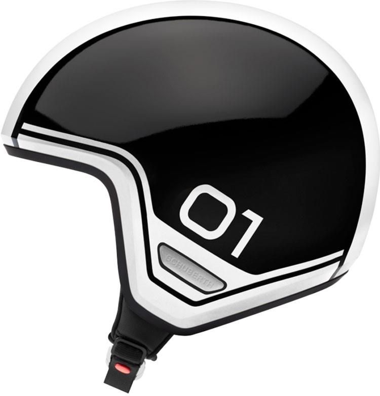 Kask motocyklowy Schuberth O1 Era White Glossy Kask Kask motocyklowy otwarty SCHUBERTH O1 MATT BLACK