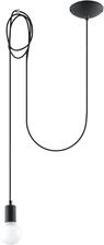 Zdjęcie Sollux Lampa wisząca EDISON 1 LONG czarny (SL.0369) - Tuchola