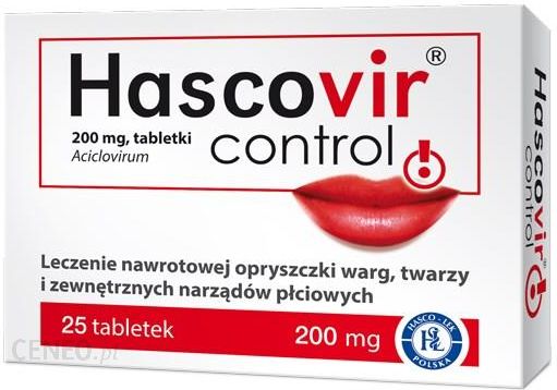 Hascovir control 200 mg 25 tabl