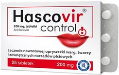 Hascovir control 200 mg 25 tabl - Jama ustna