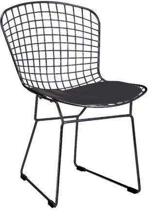 King Home Krzesło Net Soft Czarne Czarna Poduszka (Mc020Abb)