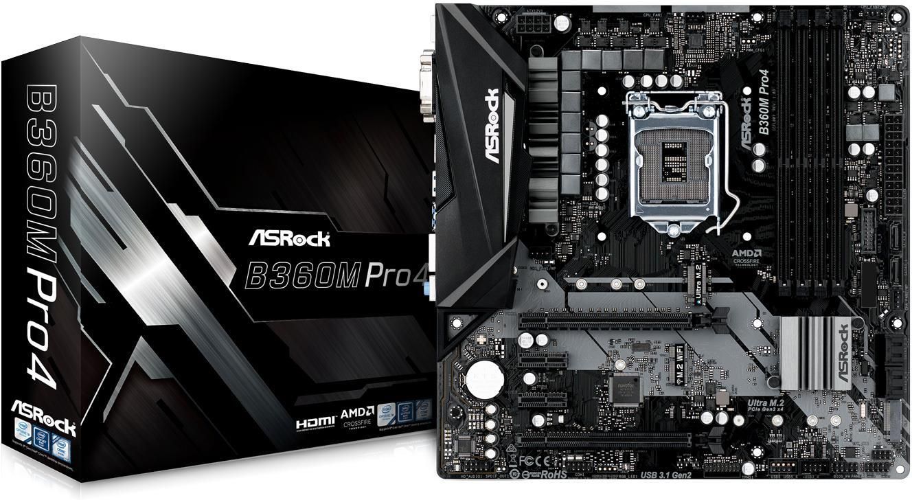 Asrock b360m pro4 обзор