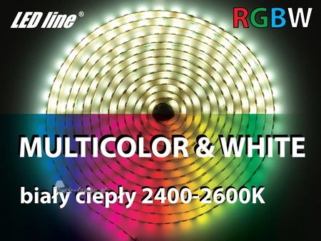 Led Line 300 Smd 5060 12V Rgbw 2700K Multicolor & White 247071