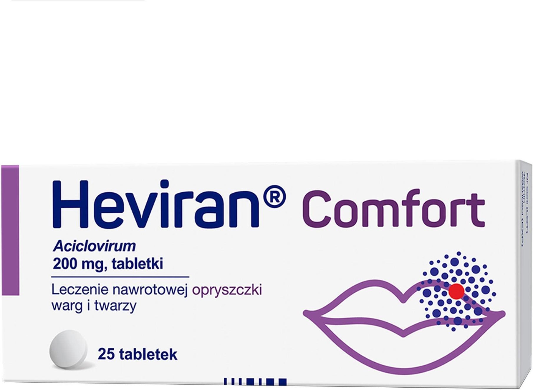 Heviran Comfort 200mg 25 tabl