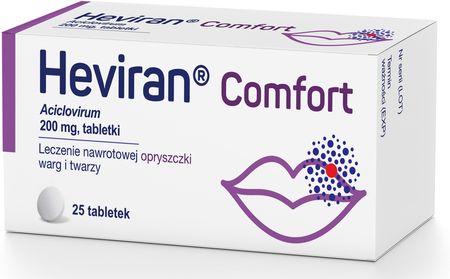 Heviran Comfort 200 mg 25 tabl.