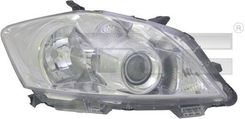 Tyc Reflektor Toyota Auris E15 10- Lewy Z Silniczkiem Chrom H11/Hb3 20-12448-15-2 - Reflektory dalekosiężne