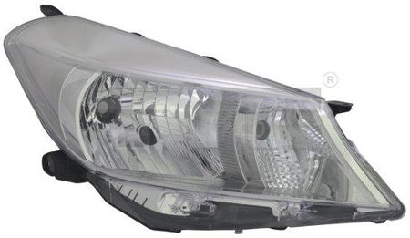Tyc Reflektor Toyota Yaris P13 11- Lewy Elektryczny Z Silniczkiem Chrom H4 Dymiony 20-14194-25-2