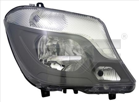 Tyc Reflektor Mercedes Sprinter 13- Prawy Elektryczny Z Światłem Do Jazdy Dziennej Z Silniczkiem H7/H7/W21W 20-14563-05-2