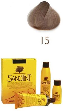 Sanotint Classic farba do włosów na bazie ekstraktów roślinnych i witamin 15 Ash Blonde 125ml