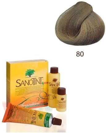 Sanotint Sensitive farba do włosów na bazie ekstraktów roślinnych i witamin 80 Light Natural Blonde 125ml