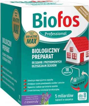 Biofos Biologiczny Preparat Do Szamb I Przydomowych Oczyszczalni Ścieków 18X25 G