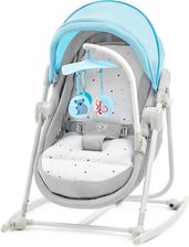 Kinderkraft Bujaczek UNIMO 5w1 niebieski - Leżaczki bujaki i huśtawki niemowlęce