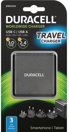 Duracell Travel Charger 1x USB-C 3A DR6003A