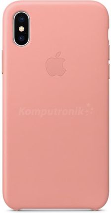 Apple iPhone X Leather Case soft pink (MRGH2ZMA)