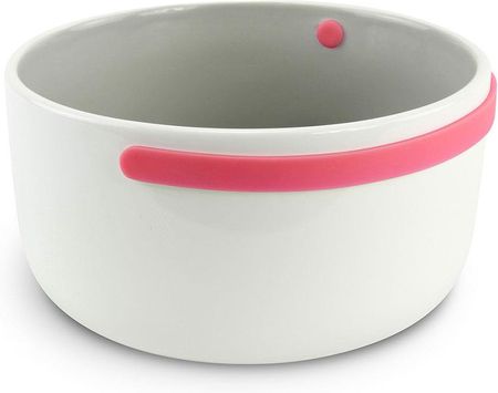 Cookut Miska Ceramiczna Z Silikonową Rączką Różowa