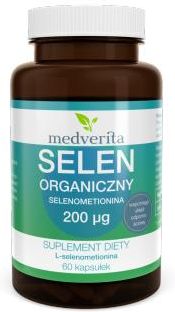 Medverita Selen Organiczny L-Selenometionina 200µg 60 Kaps