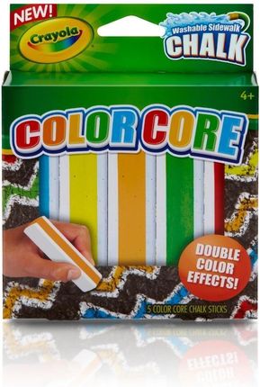 Kreda chodnikowa 2 kolorowa 5 kolorów Crayola