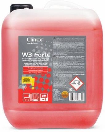 Clinex Silny Płyn Do Mycia Łazienki W3 Forte 10L