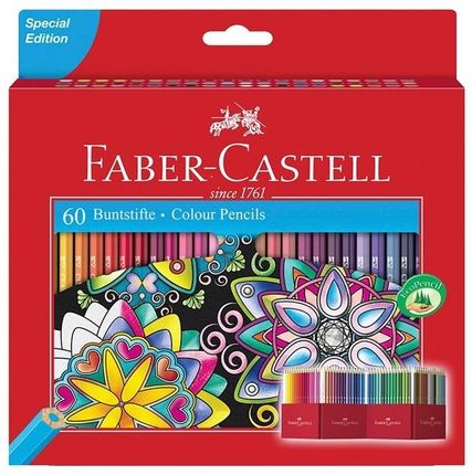 Kredki ołówkowe Faber-castell Eco 60 kolorów Zamek