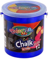 Zdjęcie Colorino Kreda w wiaderku Jumbo Kolorowa 12 szt. - Dębica