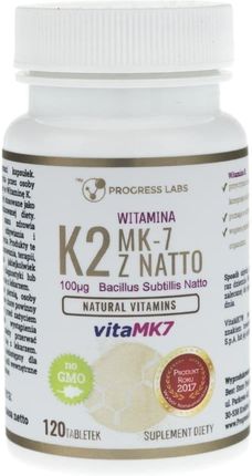 Progress Labs Witamina K2 Vita-MK7 100mcg 120 tabl
